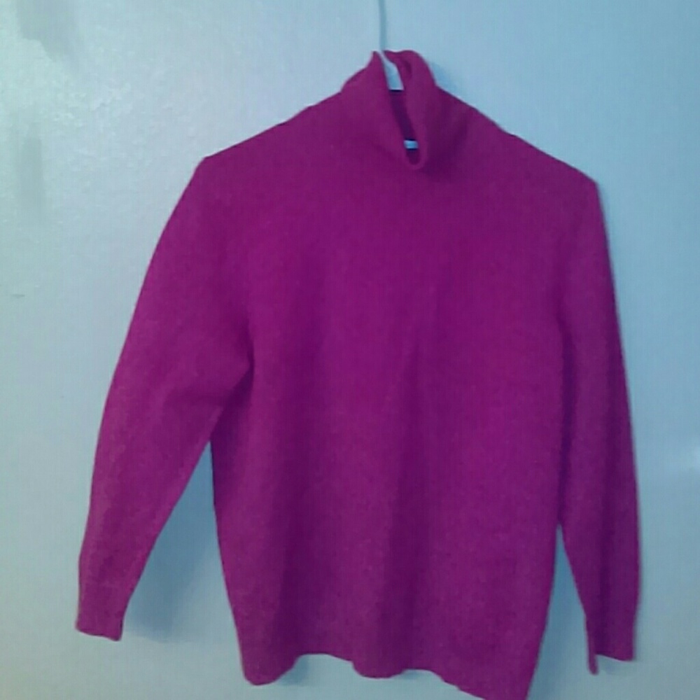 Pink Knitted Turtleneck