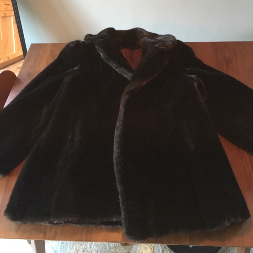 Vintage faux fur coat