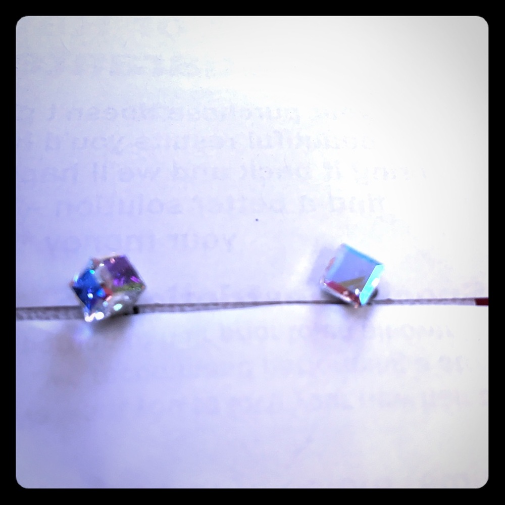 Boxed studded earrings