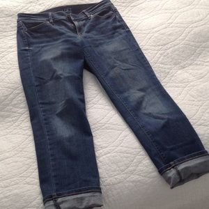 Loft modern crop jeans