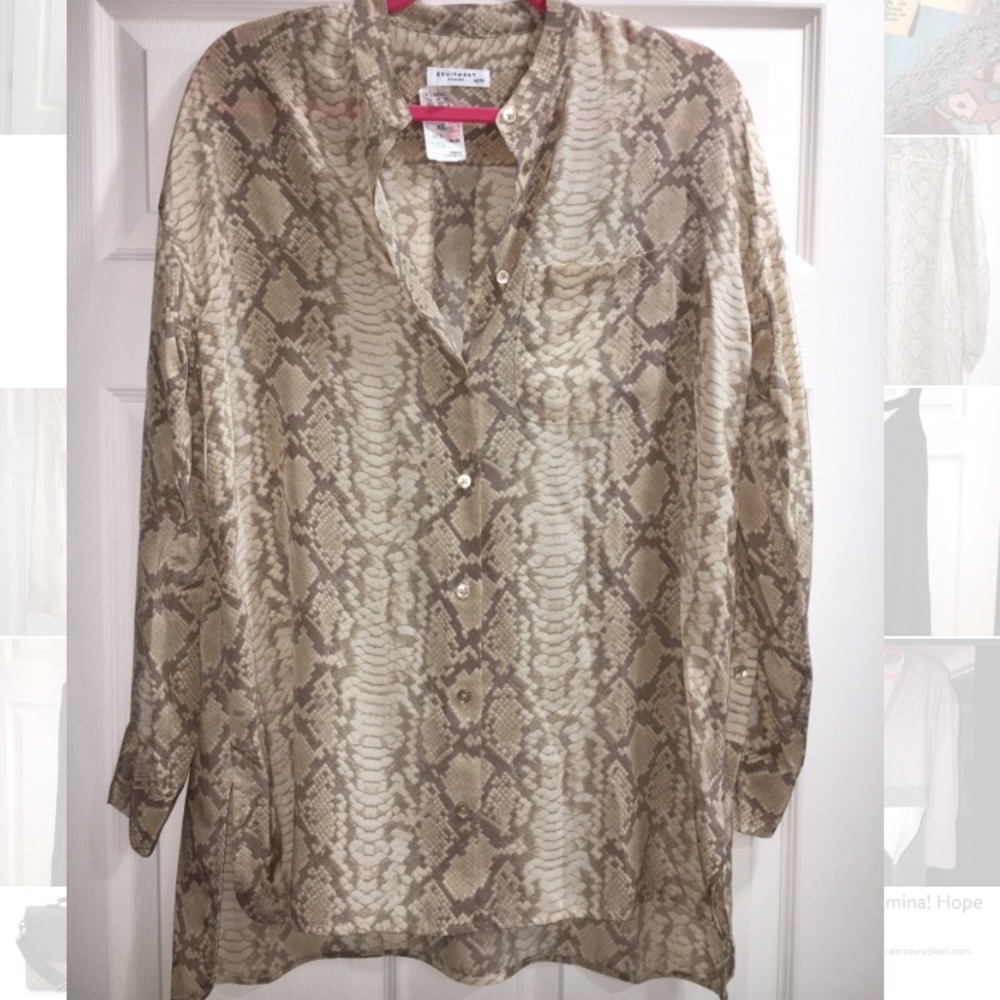 Nwot equipment blouse xs