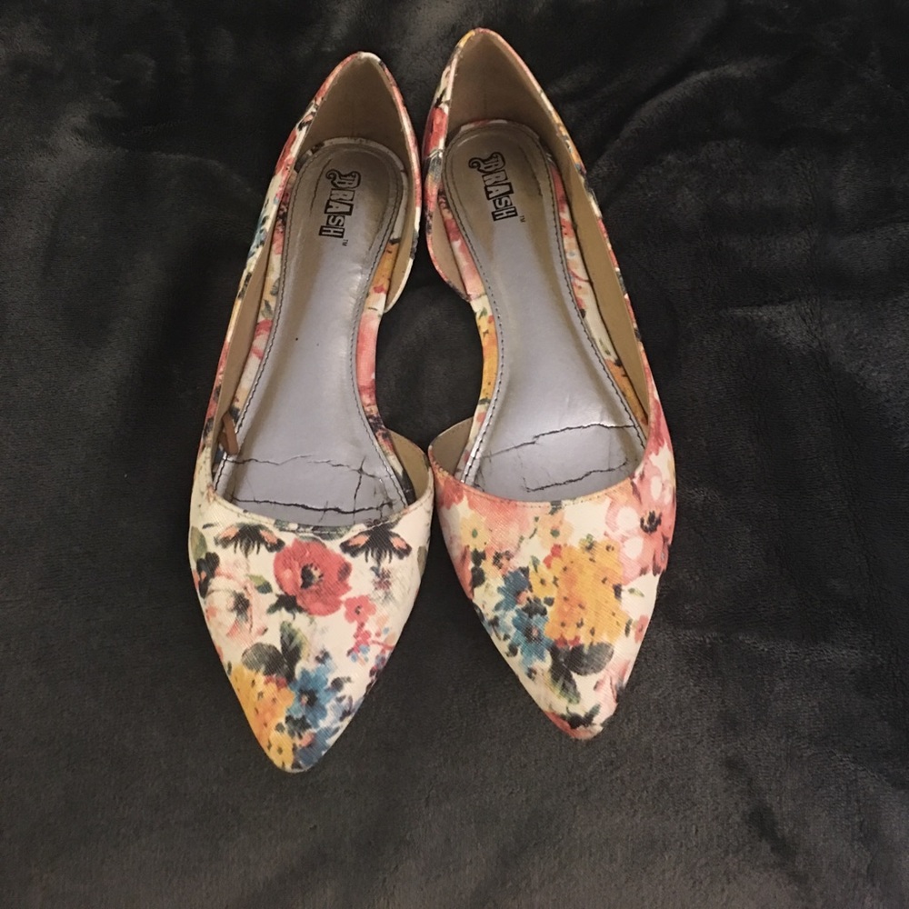 Floral flats