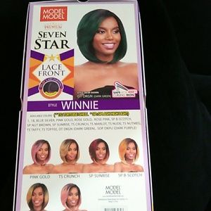Lace front wig