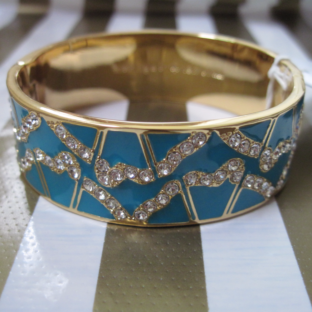 New Kate Spade Garden Grove Hinged Bangle Bracelet