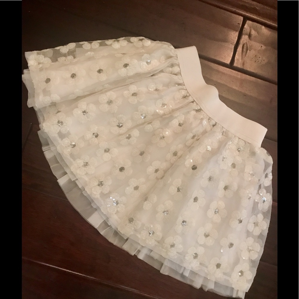 CHILDREN'S PLACE FLOWER GIRL SKIRT ELASTIC WAIST 8