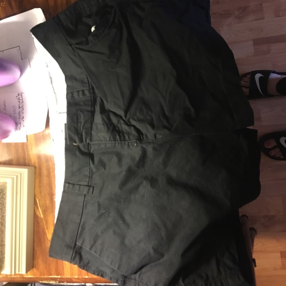 Old Navy black midi shorts