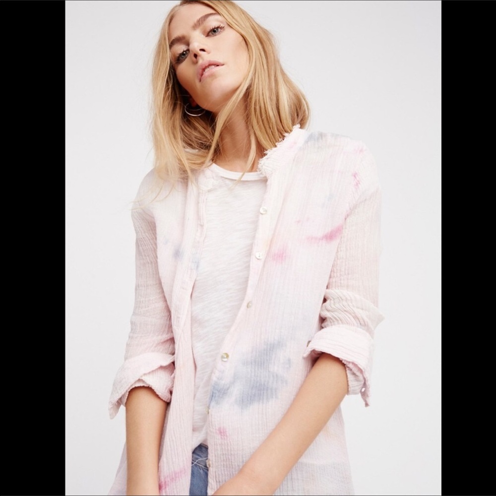 ❗️LAST CHANCE LOWEST❗️ FREE PEOPLE tiedye tunic - Picture 4 of 5