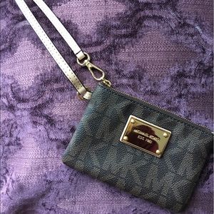 Michael Kors Jet Set Brown Wristlet