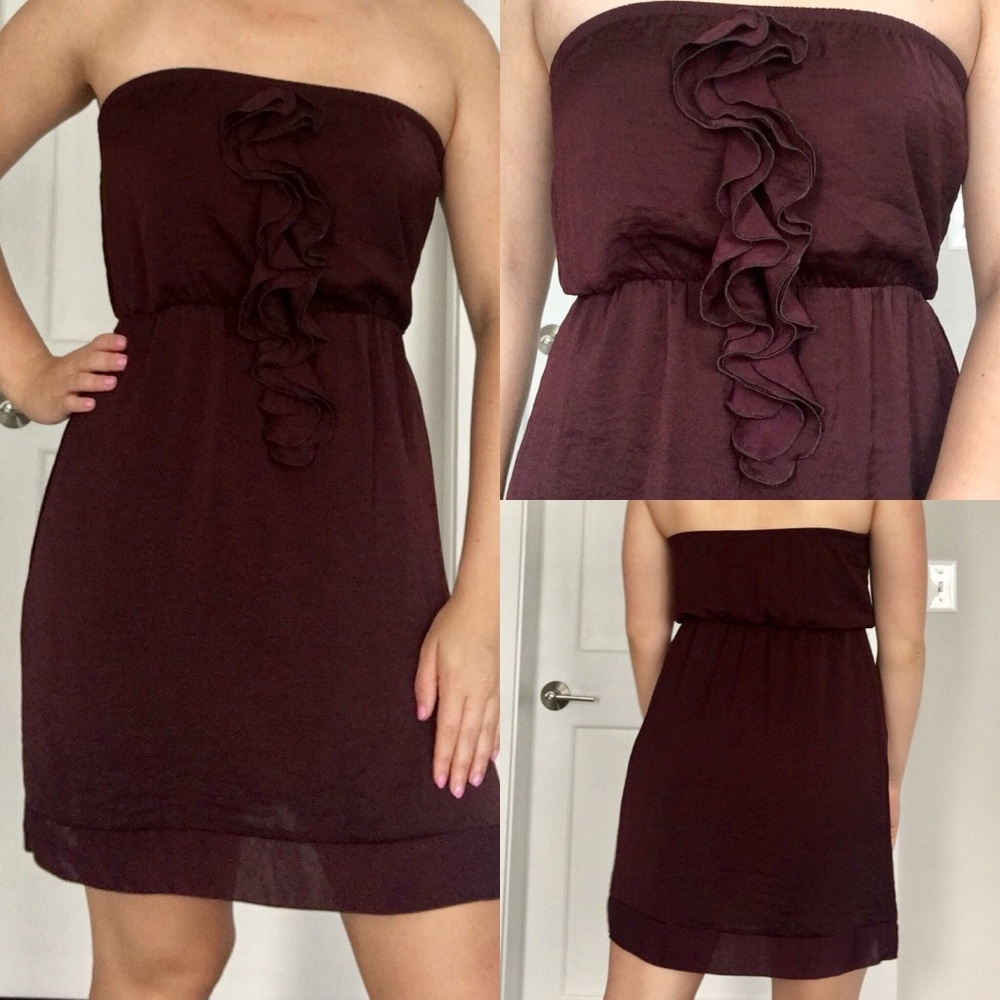 Banana Republic Ruffle Strapless Dress