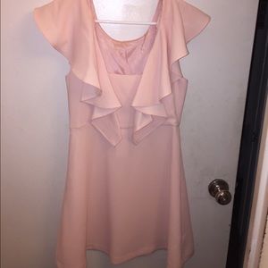 Bcbg flutter sleeve dress
