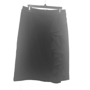 Ruffle pencil skirt