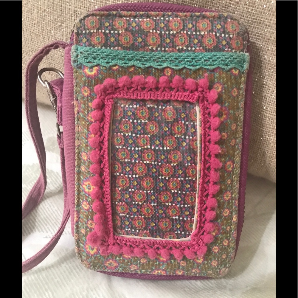 NATURAL LIFE WRISTLET. ID PHONE CASE WALLET