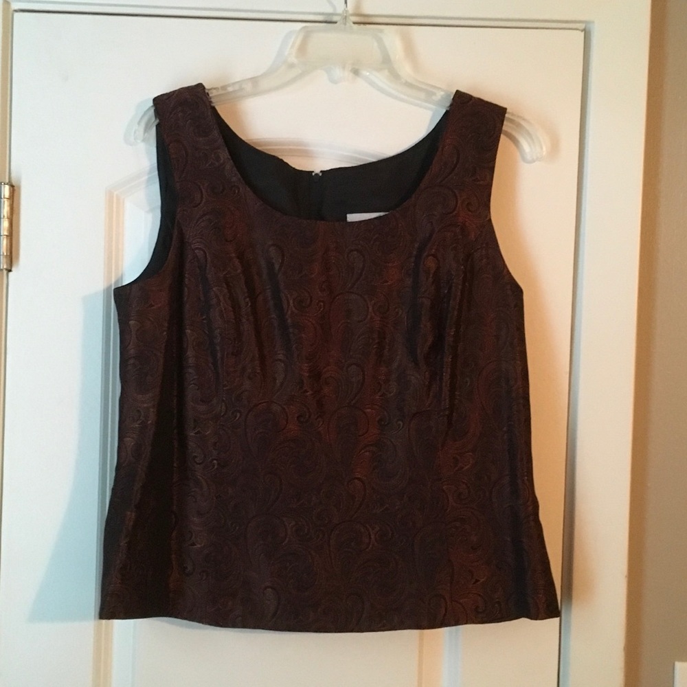 Dressy sleeveless top size 14