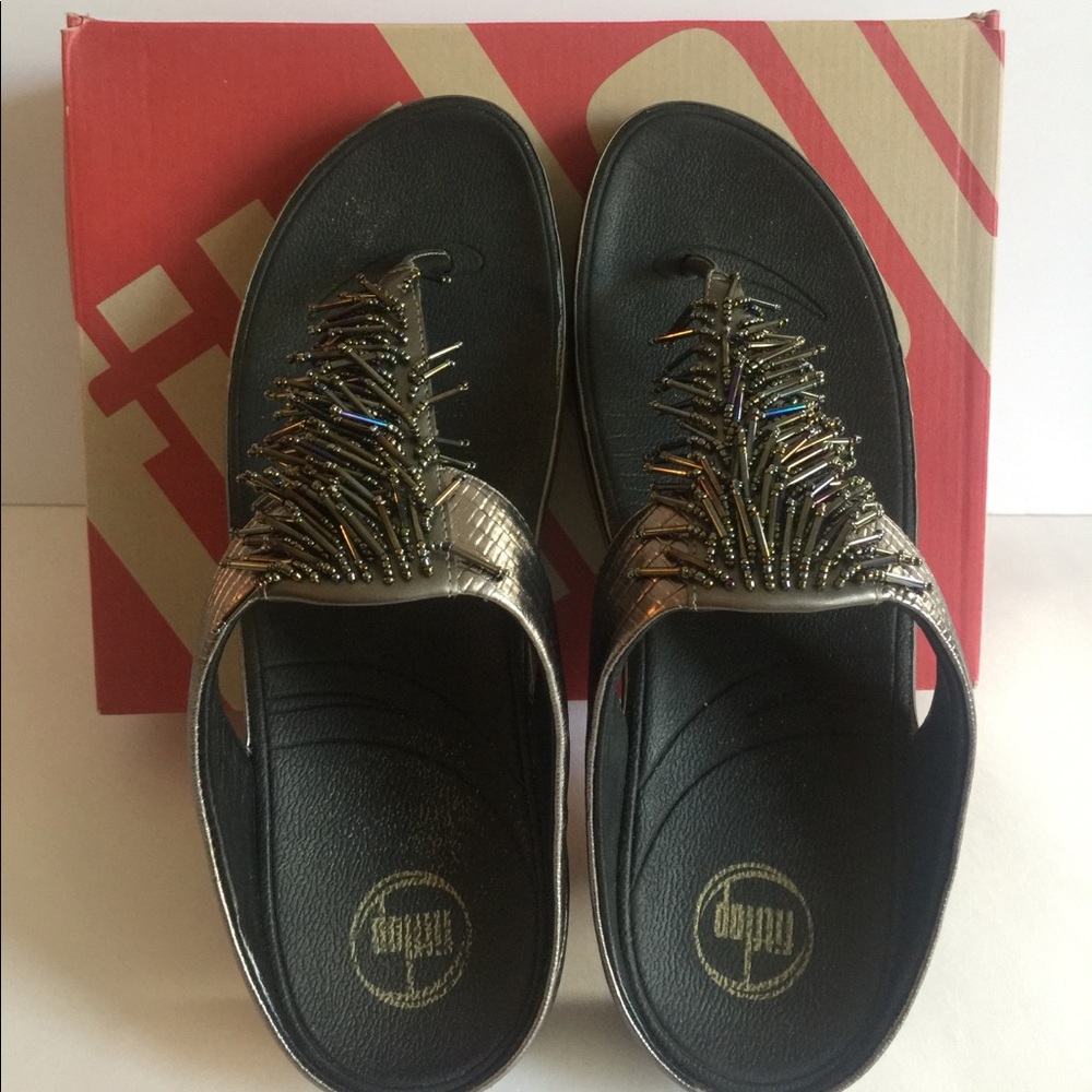 FlipFlop Biker Chic Urban White, Sz: 9(US),