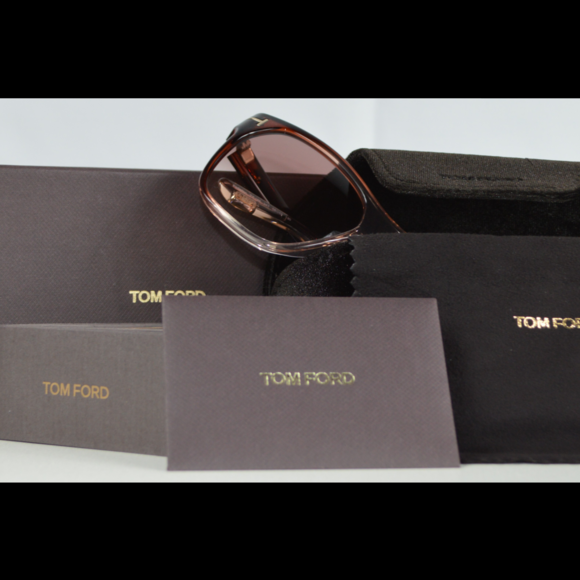 OversizedBronze Sunglasses by Tom Ford main image 4