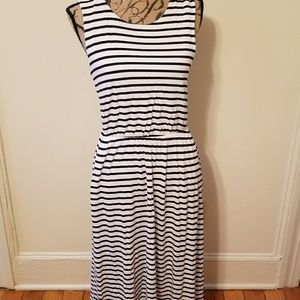 EUC LOFT Nautical open back dress