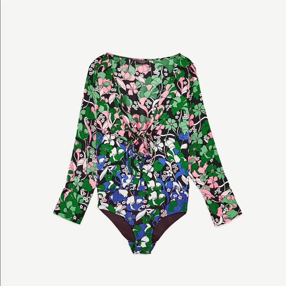 Zara floral bodysuit - Picture 3 of 4