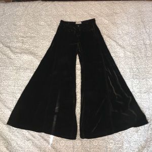 Free People Extreme Velvet Flares