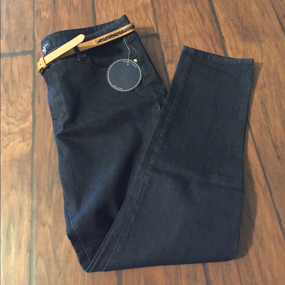 Dark Indigo Jeans with Belt