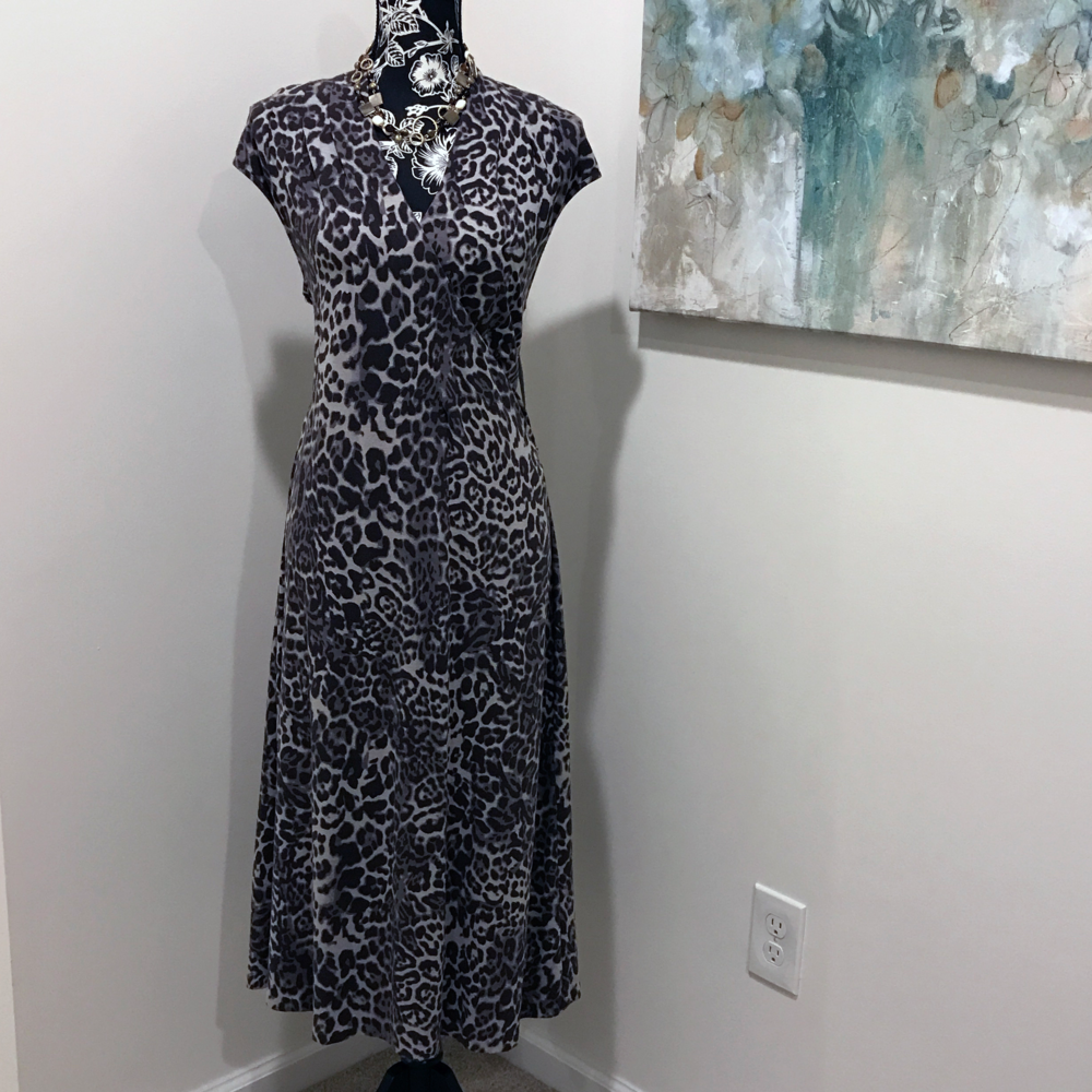Jones New York Collection Animal Print Dress