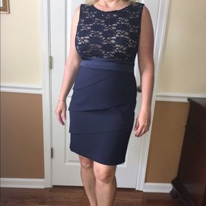 Navy blue Connected Apparel Dress.