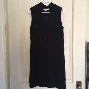 LOFT button up dress