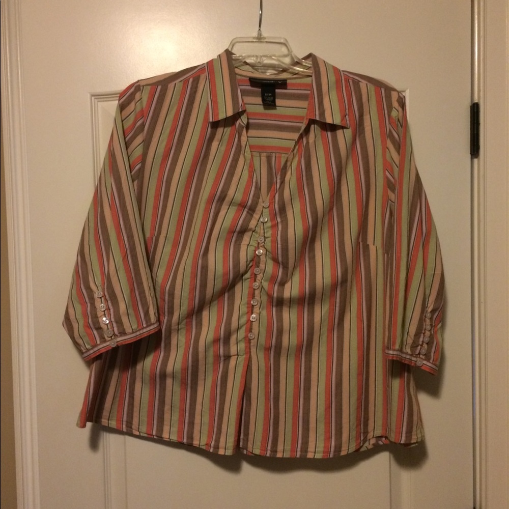 Lane Bryant 22/24 striped top