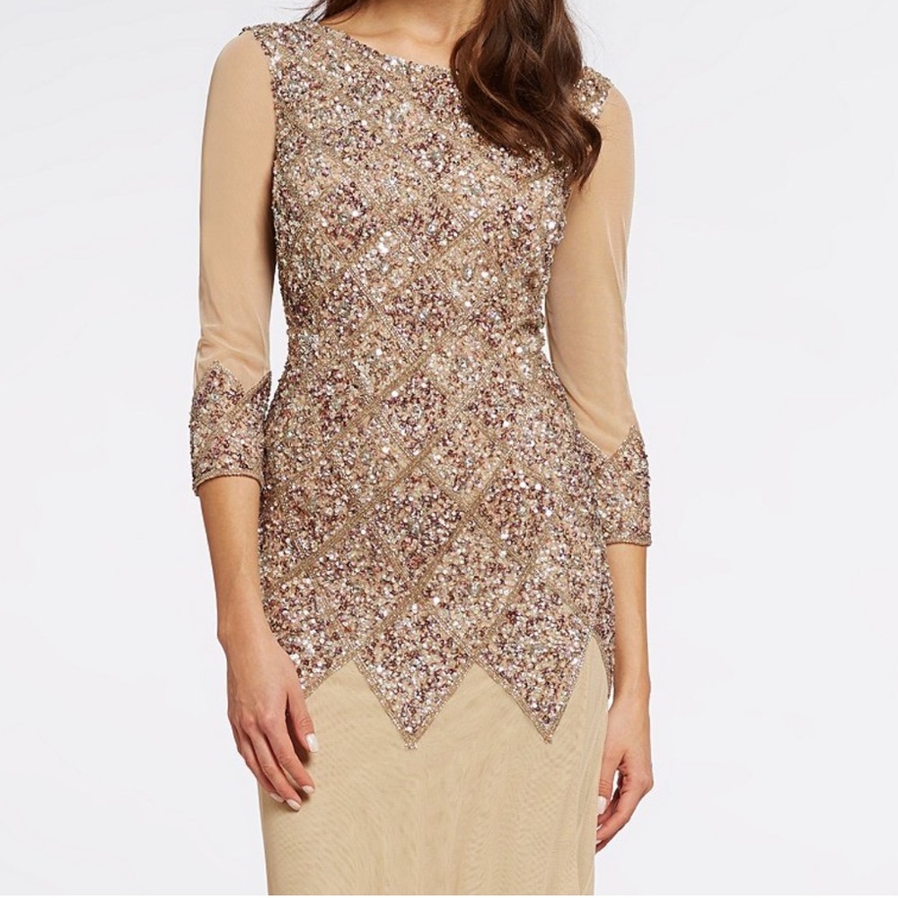 Heavily Beaded Beautiful Evening Dress