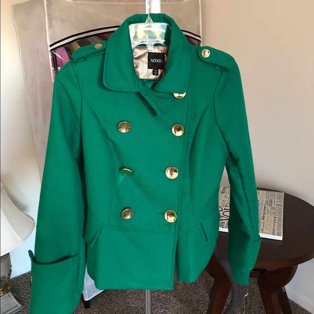 Peacoat green jacket