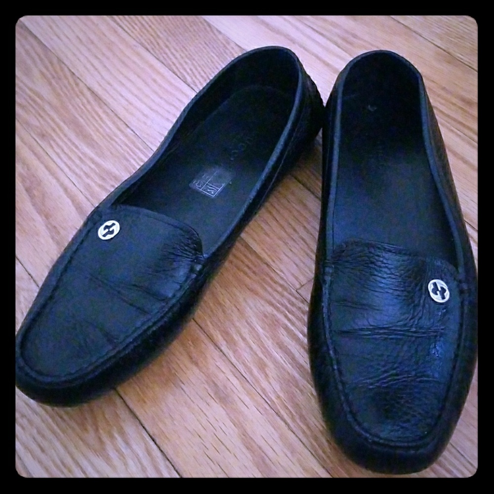 Gucci Leather Driving Loafers