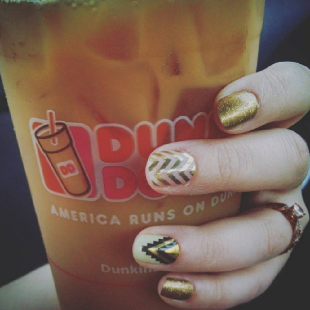 Jamberry gold Chevron wrap