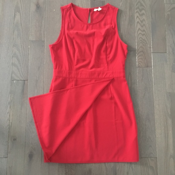 Red Open Back Dress - Picture 3 of 6