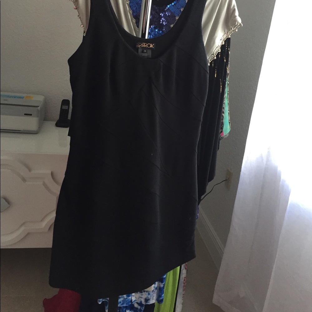 Mini black la rok dresss