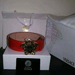 A Versace belt