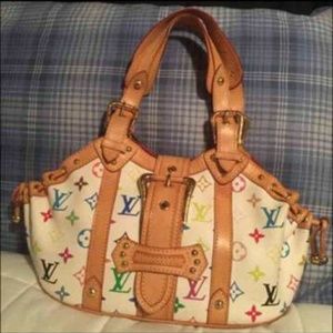 authentic Vuitton multicolor Theda GM