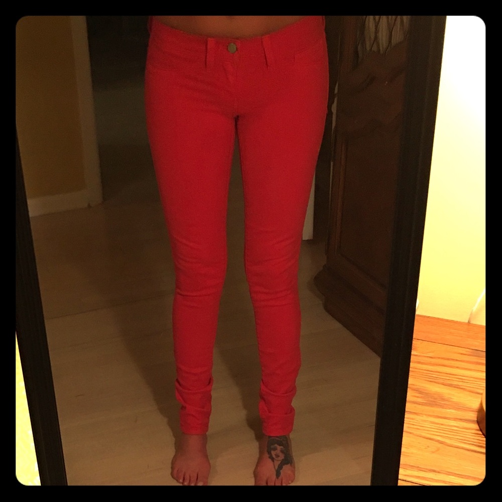 Red Skinny Jeans