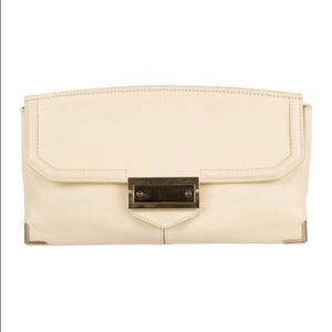 Prisma Skeletal Pale Yellow Cltutch Gold Hardware