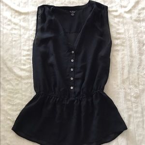 Guess peplum tank top