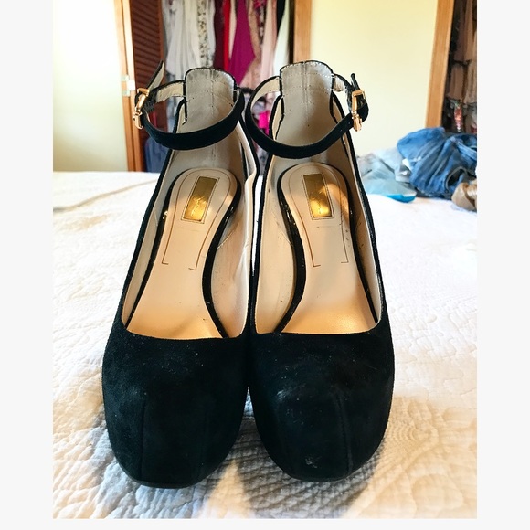 suede jessica simpson heels - Picture 2 of 4