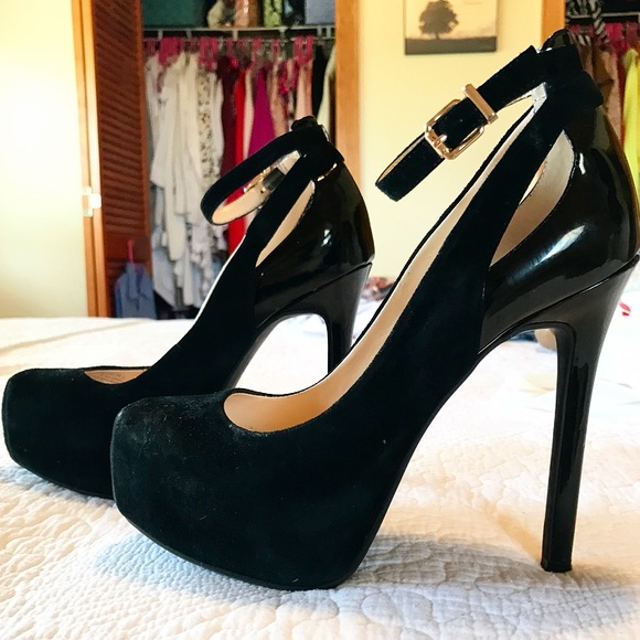 suede jessica simpson heels - Picture 3 of 4