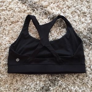Lululemon black sports bra