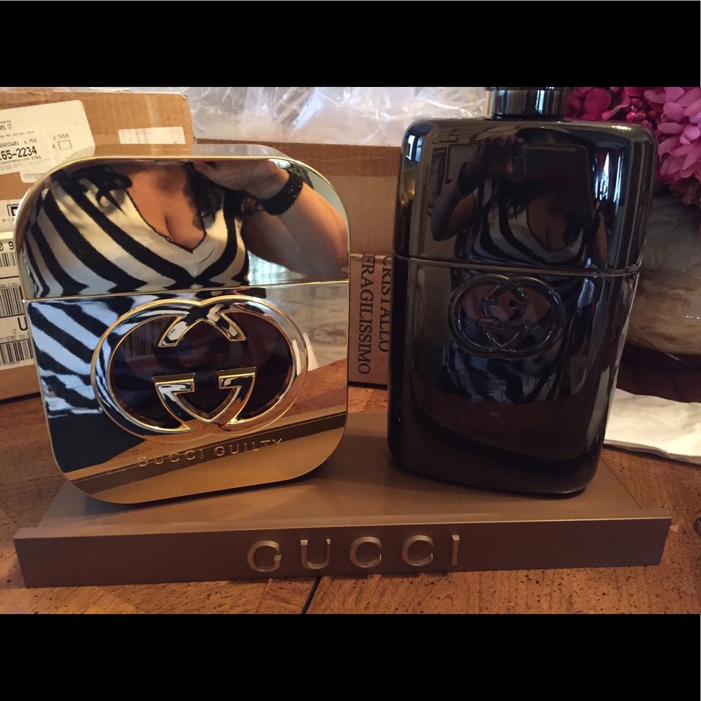 Rare GIANT GUCCI Display bottles!