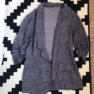 Grey casual blazer
