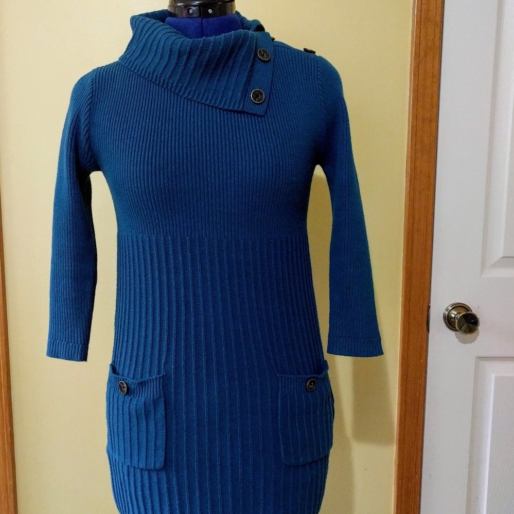 Sweater dress tunic small