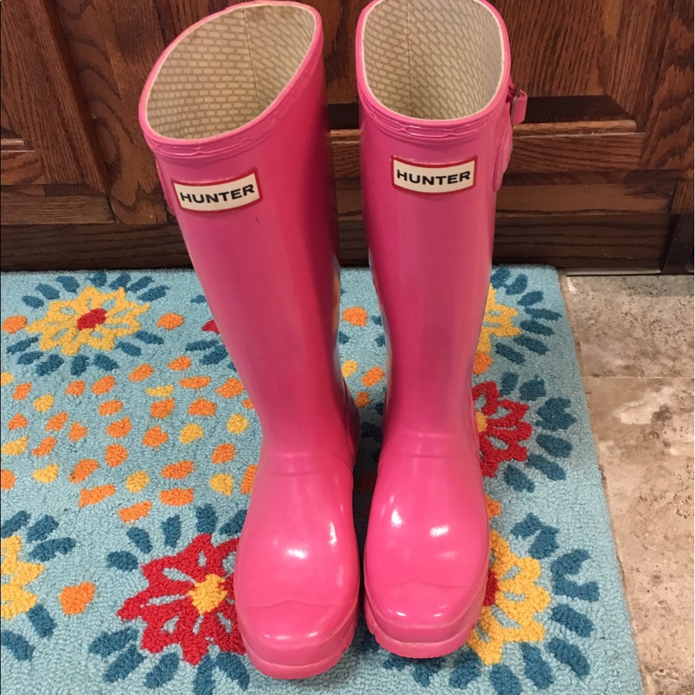 MAKE AN OFFER! Kids Pink Hunter Rain Boots