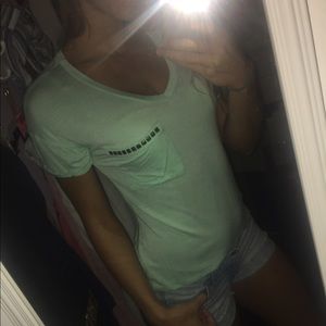Teal tee