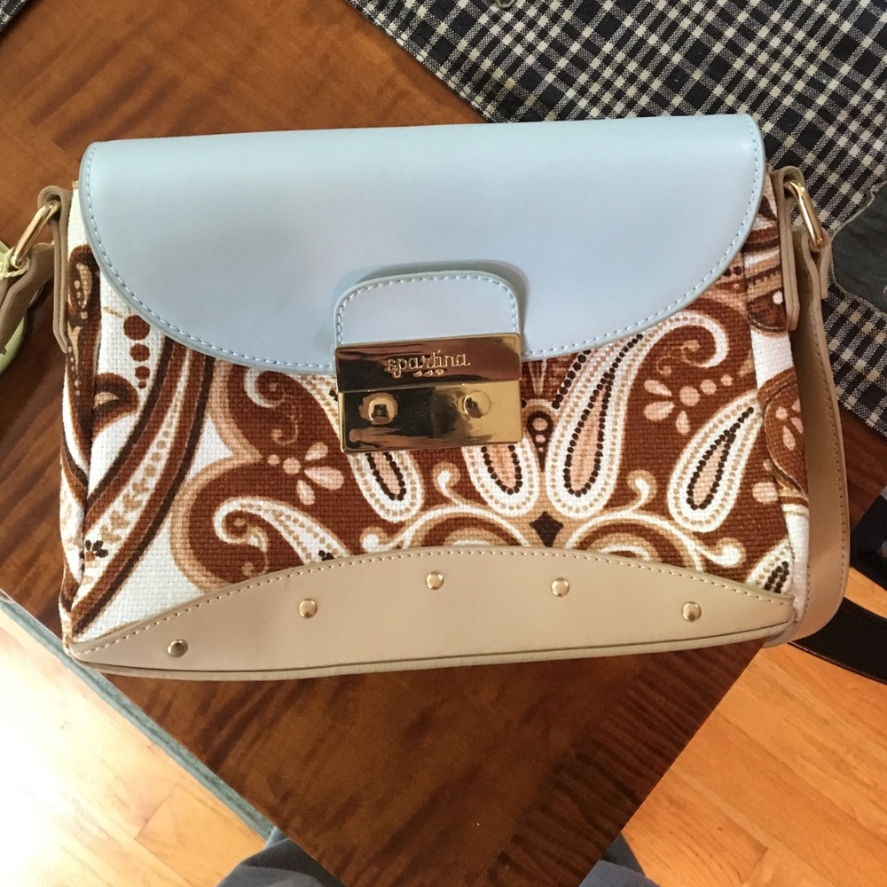 Spartina 449 blue and patterned purse