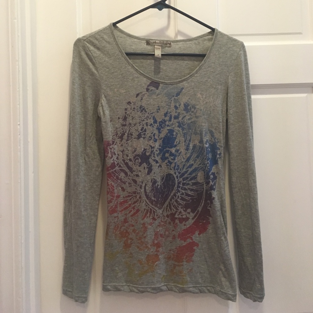 Like-New American Rag Graphic Top