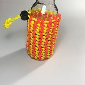 Handmade 550 Paracord bottle koozie