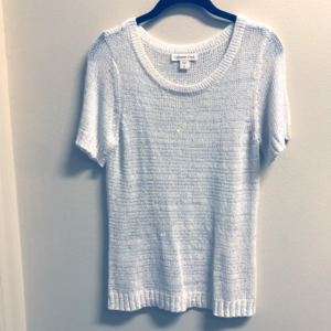 ☕️Short Sleeved Sequin Sweater